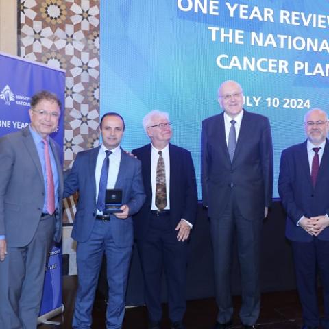 Mikati Participates with Abiad in the First Annual Review of the National Cancer Plan