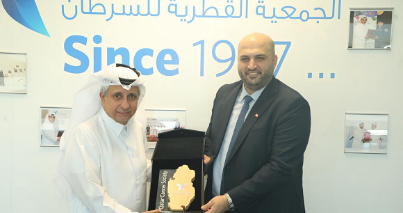 Nassereddine Visits the Qatar Cancer Society