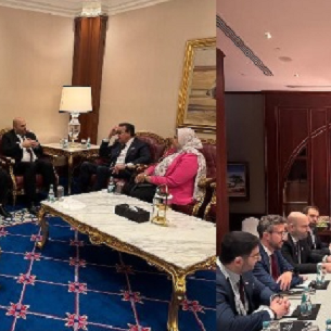 Nassereddine Continues his Meetings in Qatar and Meet with his Egyptian and Bahraini Counterparts