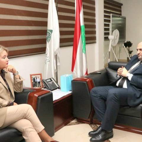 Nassereddine Meets with Poland Ambassador