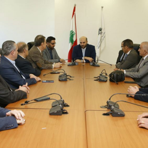 Nassereddine Reviews the Conditions of Deir al-Qamar Hospital and Receives the Syndicate of Hospitals
