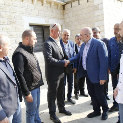 Abiad Oversees the Vaccination Campaign in the Village of Hisah, Akkar