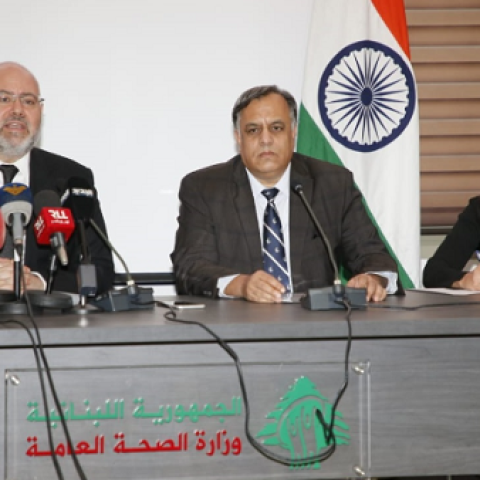 Minister Abiad Received a Donation of Prosthetics from India
