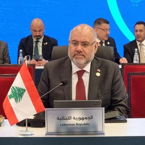 Abiad Delivers Lebanon's Speech at the Council of Arab Health Ministers in Baghdad