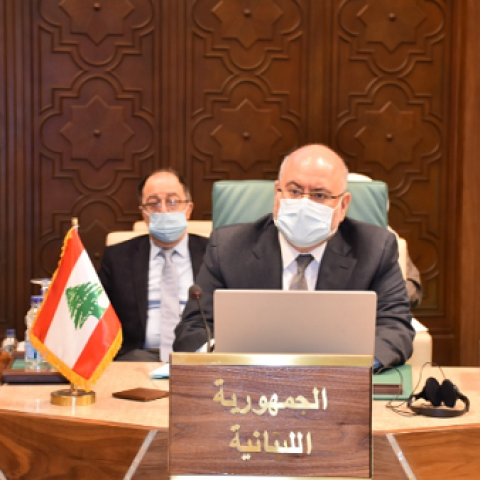 Minister Abiad Addressed the Council of Arab Ministers of Health in Cairo