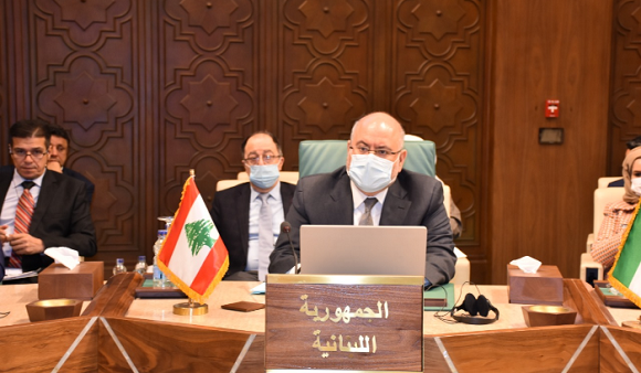 Minister Abiad Addressed the Council of Arab Ministers of Health in Cairo