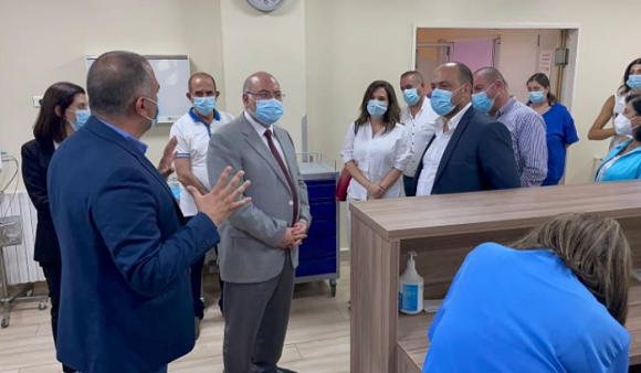 Minister Abiad Toured Chouf's Health Centers and Visited Jezzine Governmental Hospital
