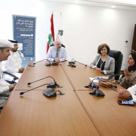 Minister Abiad and the Qatari Delegation Discussed Qatar's Initiatives to Support Lebanon's Healthcare Sector