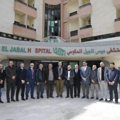 ناصر الدين إستهل في ميس الجبل جولة على عدد من مستشفيات الجنوب
