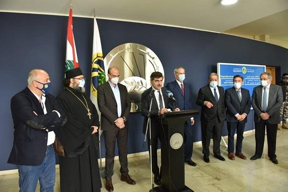 Opening of Vaccination Center at Balamand University under the Patronage of Minister Hasan