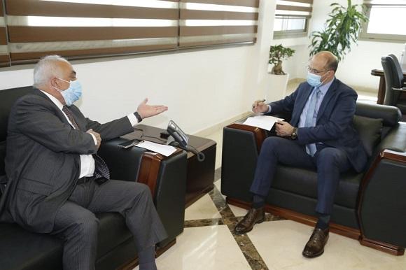Minister Hasan and al-Hajjar Brought up the Healthcare Needs of Iqlim El Kharroub