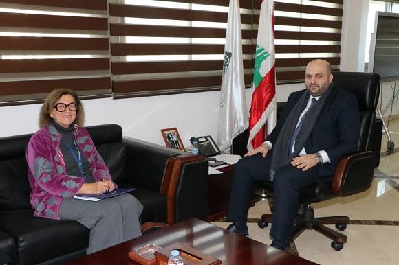 Nassereddine Met a Delegation from the European Union Mission, the Colombian, and Korean Ambassadors