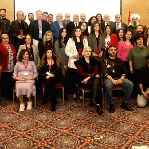 Abiad Honors the Team of the National AIDS Control Program