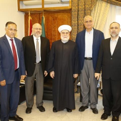 Abiad Visited the Tripoli Fatwa House and Met with Mufti Imam