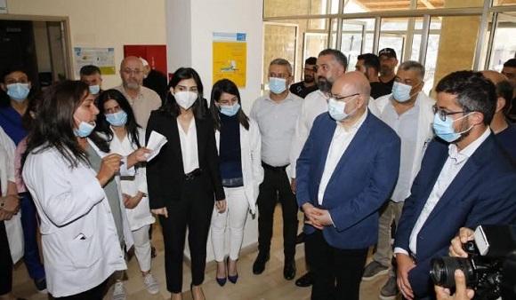 Abiad Visits Hasbaya Hospital: Let's Work together in the Interest of the Citizen