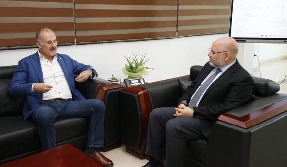 Minister Abiad Discussed with MP Abdallah Projects Related to Healthcare Sector
