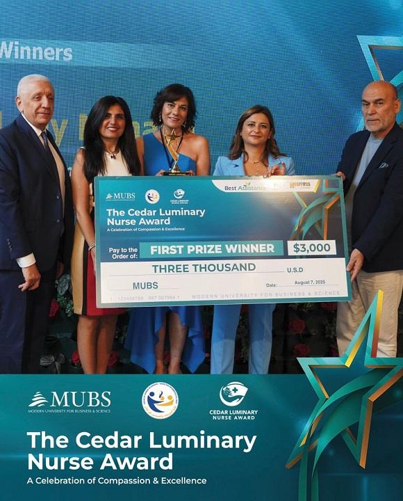The "Cedar" Award Honors the Nurses in Lebanon