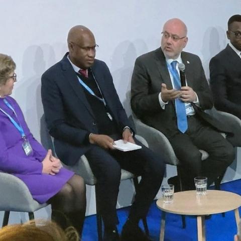 Abiad Participates in the Opening of the WHO Academy in the Presence of Macron