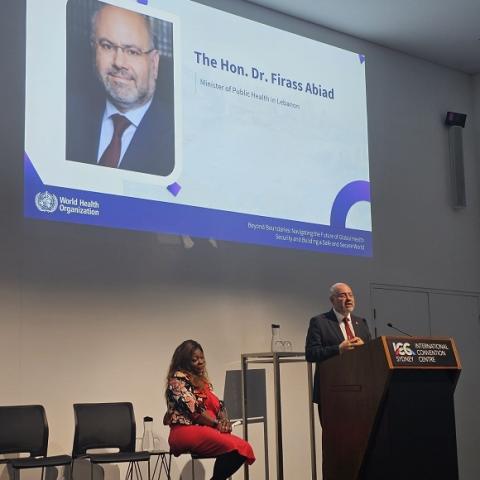 Abiad Met with the Minister of Health in Melbourne and Held a Series of Meetings to Support the Health System