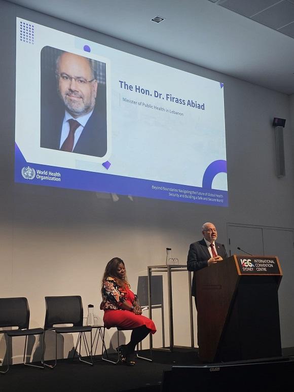 Abiad Met with the Minister of Health in Melbourne and Held a Series of Meetings to Support the Health System