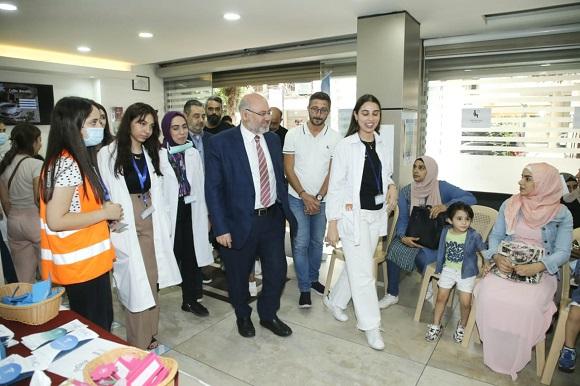 Minister Abiad Visited LEMSIC Medical Students at Makhzoumi Healthcare Center