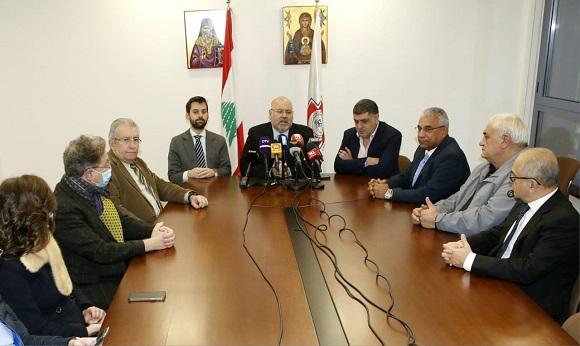 Minister Abiad Launched the New COVID-19 Vaccine Campaign at Saint George Hospital