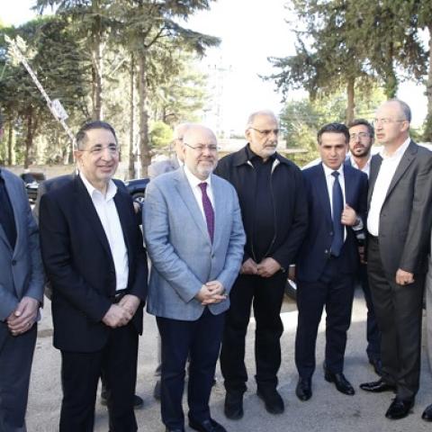Minister Abiad Inspectes the Injured in Baalbek Hospitals