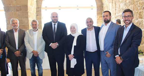 Nassereddine with Bahia Al Hariri Inspect the Hariri Foundation Social & Medical Center in Sidon