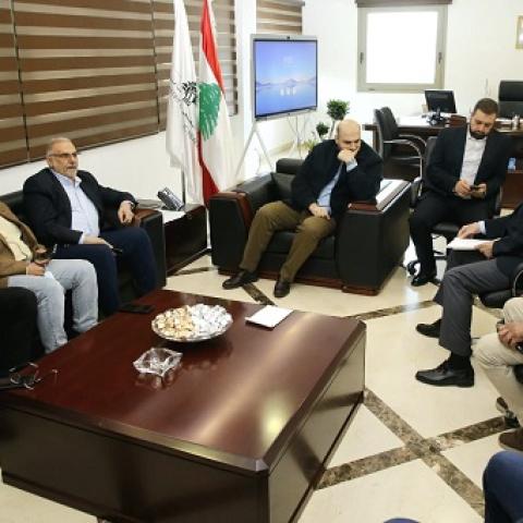 Nassereldine Review the Conditions of Al-Hariri Hospital 