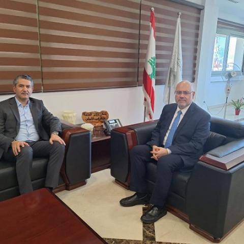 Abiad and Bekaa Governor Discuss the Reopening of Bar Elias Hospital