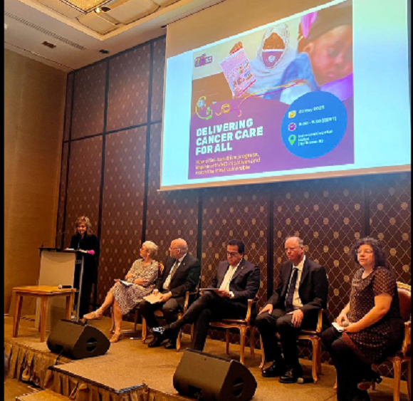 Abiad Introduced the Forthcoming National Cancer Plan in Geneva