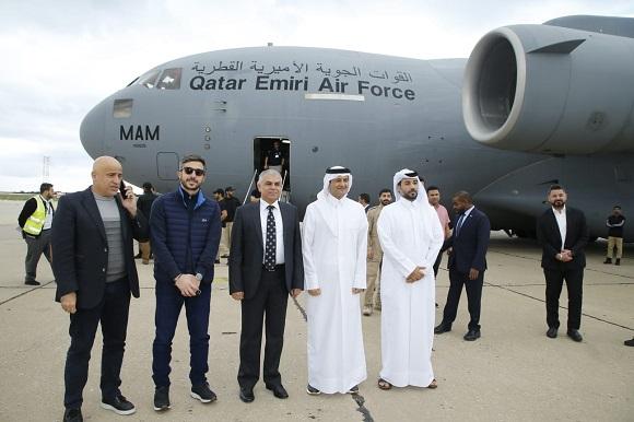 The 19th Qatari Aid Plane Arrives to Beirut