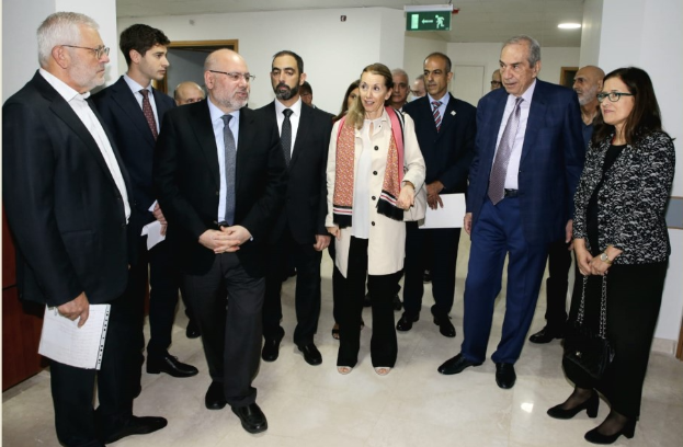 Minister Abiad and the Italian Ambassador Oversee the Rehabilitation Works at Baabda Hospital