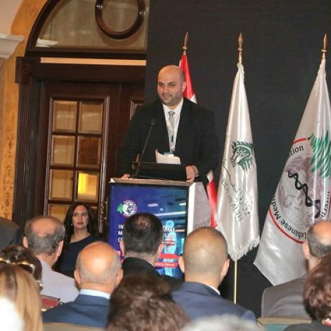 ناصر الدين ممثلا رئيس الجمهورية في مؤتمر الجمعية الطبية اللبنانية الدولية