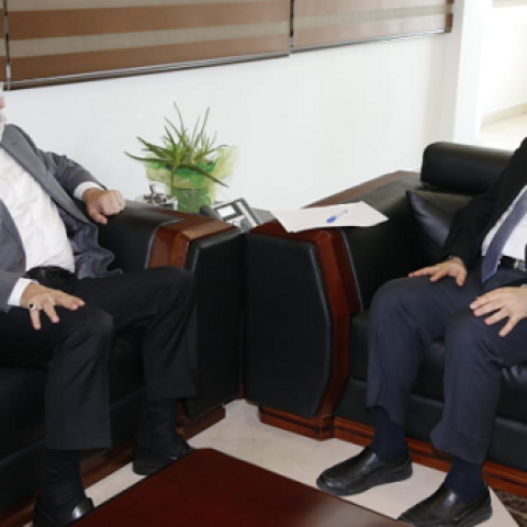 Minister Abiad Looks into the Preparations for the Opening of a Field Hospital in Dannieh
