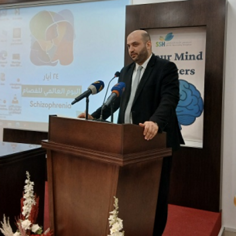 ناصر الدين رعى حفل افتتاح  قسم العيادات الخارجية في مستشفى الشفاء التخصصي في دوحة عرمون