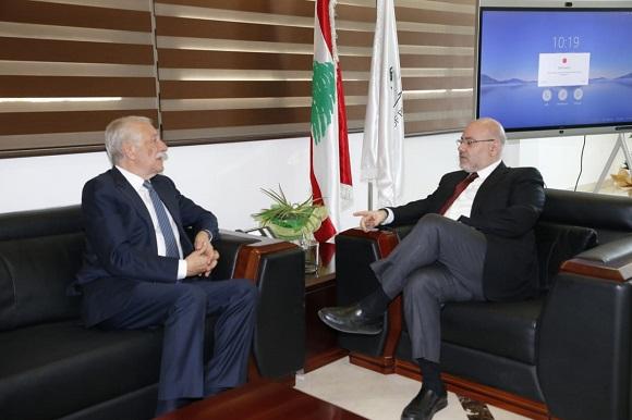 Abiad and Zaiter Discussed the Project of  Establishing a Governmental Hospital in Hrabta