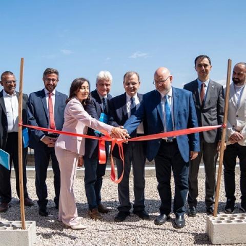 Inauguration of a Project to Supply the Turkish Hospital with Solar Energy 