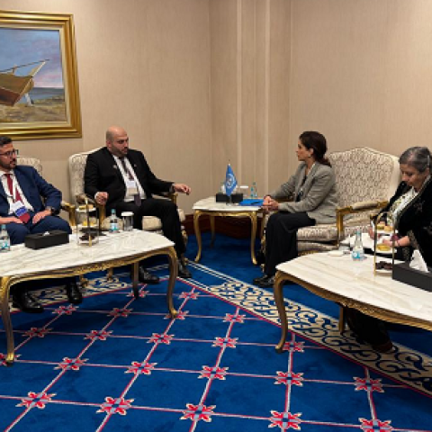 Nassereddine Participate in the Mental Health Summit in Qatar and met the Regional Director of the WHO