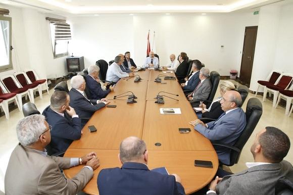 Abiad Briefed the Syndicate of Private Hospitals on the New Mechanism for Covering the War-Wounded