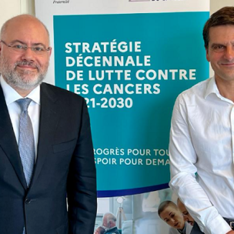 Minister Abiad Concluded his Visit to Paris with Meetings about the Cancer Plan and Digital Transformation