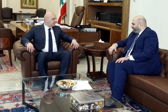 President Aoun Discusses with Nassereddine the Health Situation in Lebanon