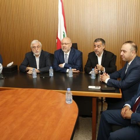 Abiad Continues his Tour in Dinniyeh and Visites the Governmental Hospital
