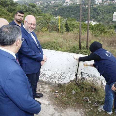 Abiad Concludes his Tour in Minieh-Denniye and Follows up on the Epidemiological Issue