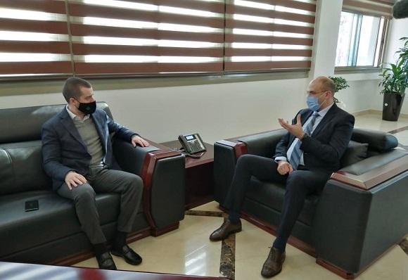 Minister Hasan Met with MP Fatfat