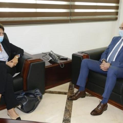 Hasan and the French Ambassador Consider Strengthening the Bilateral Cooperation 