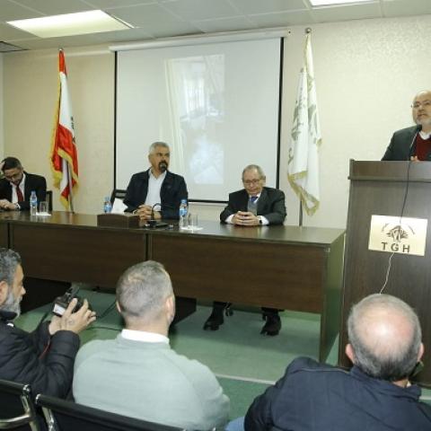 Abiad Continues his Tour of the Hospitals in the South and Nabatieh and Inspects Tebnin Hospital