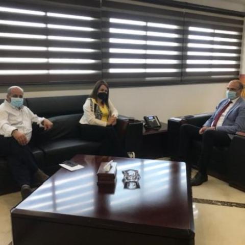 Hasan and the President of Byblos District Discussed the Role of Municipalities in Response to Vaccination Campaign