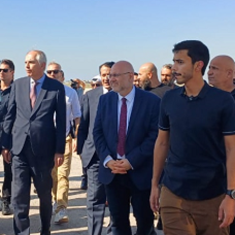 Abiad Receives Aid and Medical Supplies Provided by France in Cooperation with Qatar