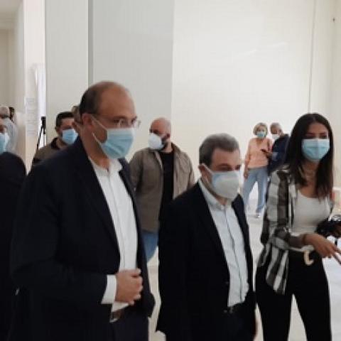 Minister Hasan Visits Rashaya Hospital